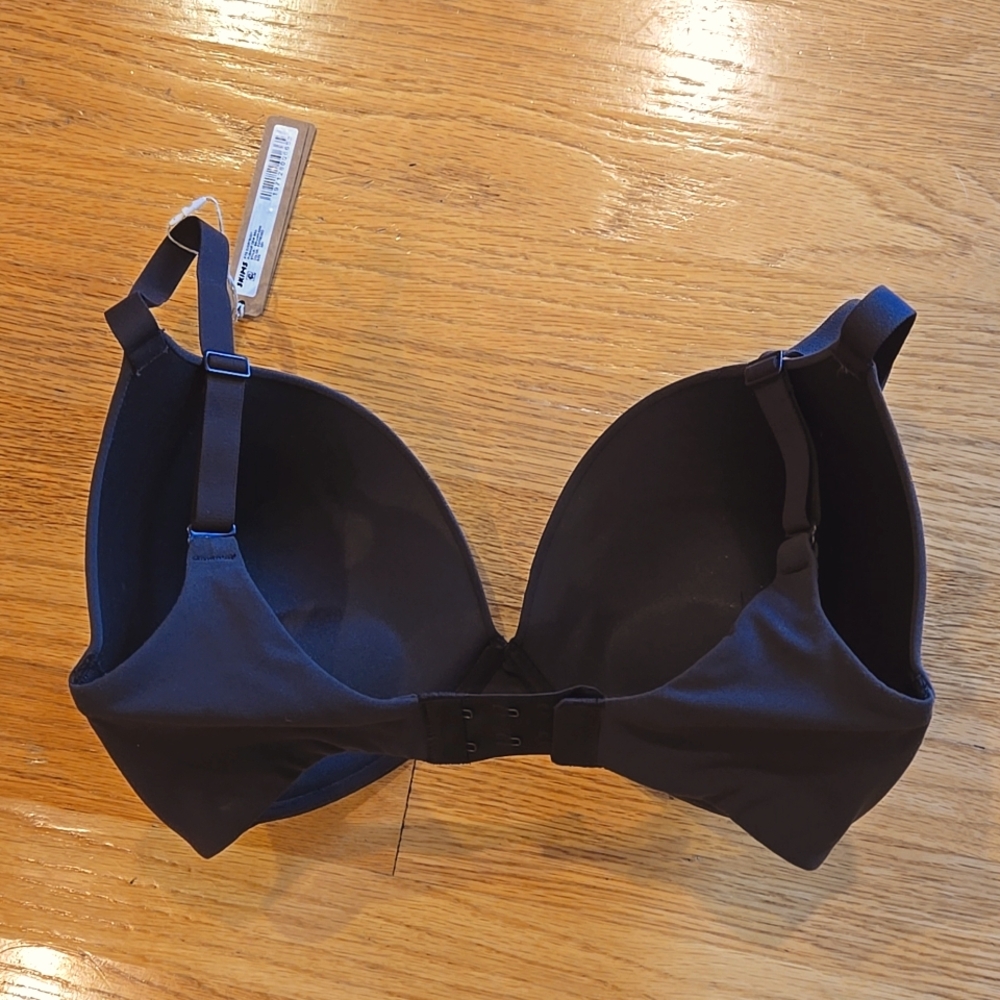 Skims Fits Everybody Push-Up Demi Bra in Espresso - Picture 6 of 8